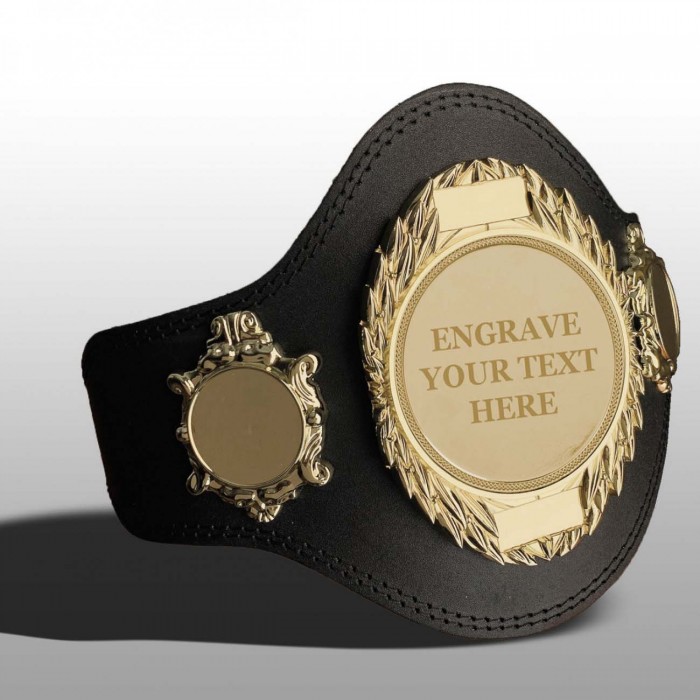 CHAMPIONSHIP BELT - PLT286/G/ENGRAVE - AVAILABLE IN 4 COLOURS